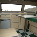 bay window camper interior